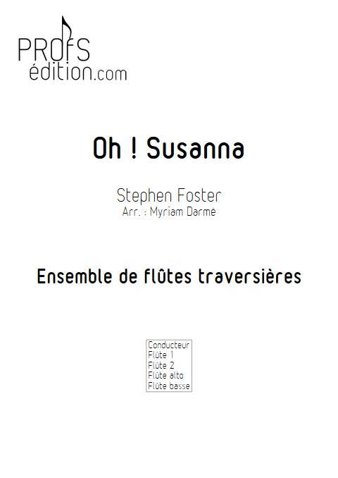 Oh Susanna - Ensemble de Flûtes - FOSTER S. - page de garde