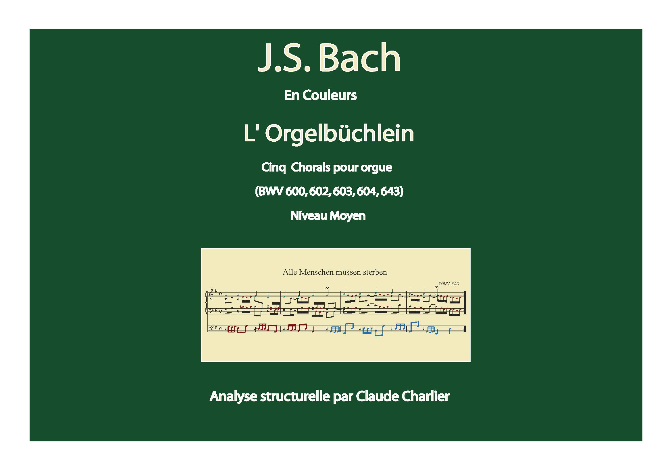 Orgelbüchlein - Analyse Musicale - CHARLIER C. - page de garde