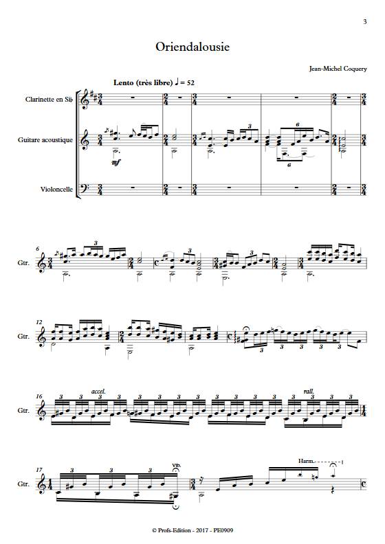 Oriendalousie - Trio - COQUERY J. M. - app.scorescoreTitle