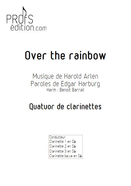 Over the rainbow - Quatuor de Clarinettes - ARLEN H. - page de garde