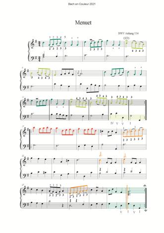 Bach en Couleurs (6 petites pièces) - Analyse Musicale - CHARLIER C. - Partition