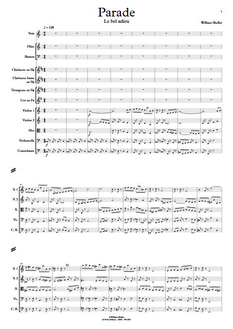 Parade - Orchestre Symphonique - SHELLER W. - app.scorescoreTitle