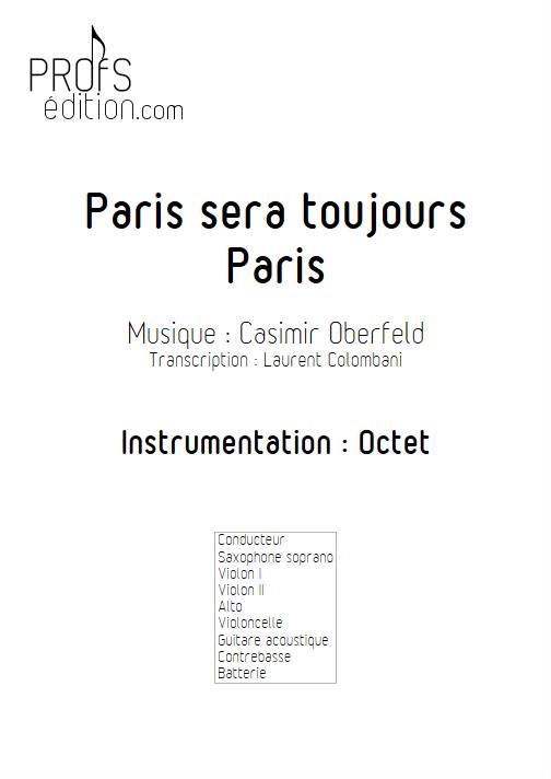 Paris sera toujours Paris - Octet - OBERFELD C. - page de garde