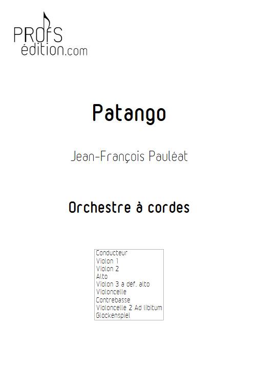 Patango - Orchestre à cordes - PAULEAT J. F. - page de garde