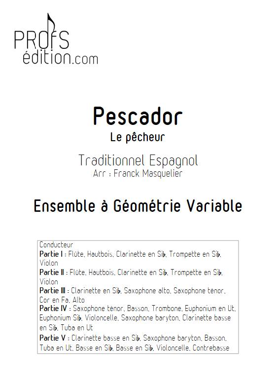 Pescador - Ensemble Variable - TRADITIONNEL ESPAGNOL - page de garde