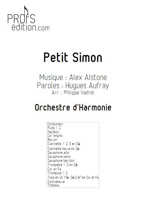 Petit Simon - Orchestre d'harmonie - ALSTONE A. - page de garde