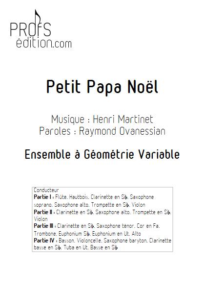 Petit Papa Noël - Ensemble Variable - MARTINET H. - page de garde