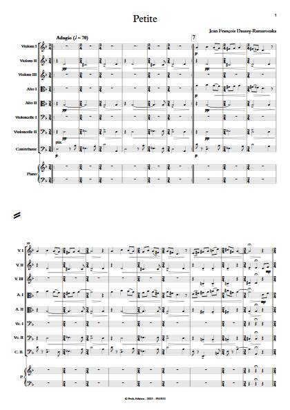 Petite - Orchestre à Cordes - DAUSSY-RAMAROZAKA J. F. - app.scorescoreTitle