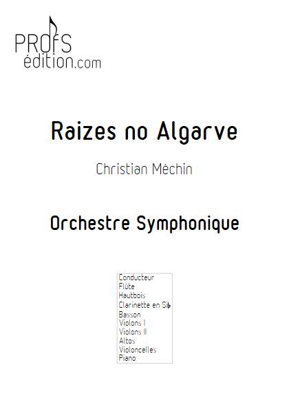 Raizes no Algarve - Orchestre Symphonique - MECHIN C. - page de garde