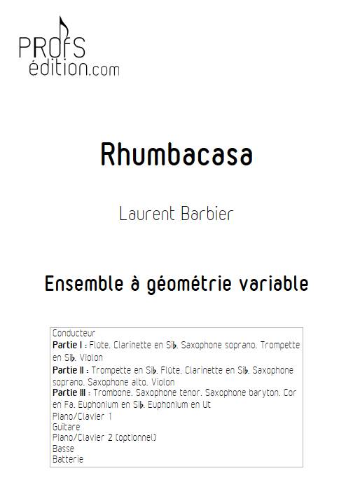 Rhumbacasa - Ensemble Variable - BARBIER L. - page de garde