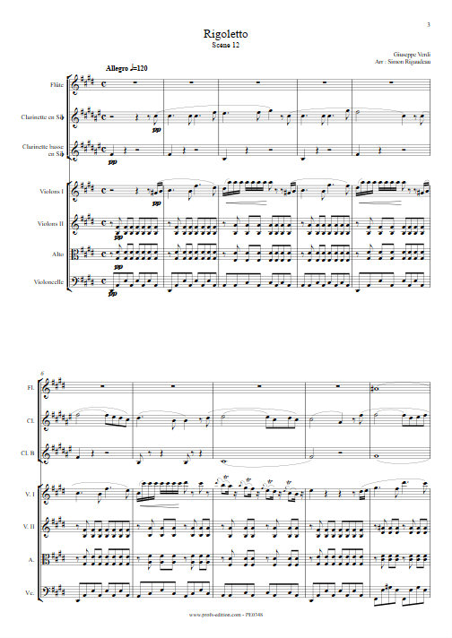 Rigoletto (Scène 12) - Orchestre de Chambre - VERDI G. - app.scorescoreTitle
