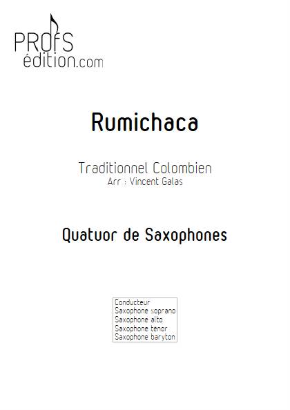 Rumichaca - Quatuor de Saxophones - TRADITIONNEL COLOMBIEN - page de garde