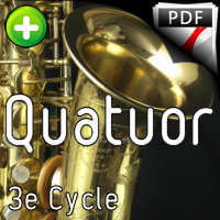 Tango pour Claude - Quatuor de Saxophones - GALLIANO R.