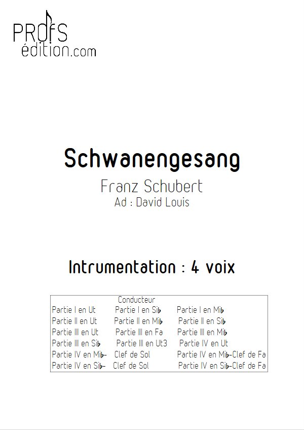Ständchen - Ensemble Géométrie Variable - SCHUBERT F. - page de garde