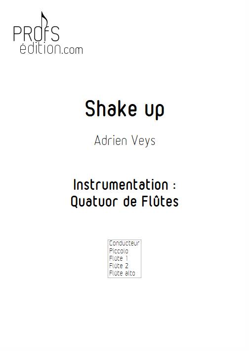 Shake Up - Quatuor de Flûtes - VEYS A. - page de garde