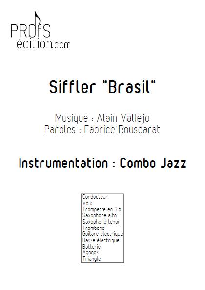 Siffler Brasil - Combo Jazz - VALLEJO A. - page de garde