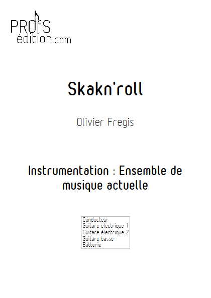 SkaknRoll - Ensemble de Musiques Actuelles - FREGIS O. - page de garde