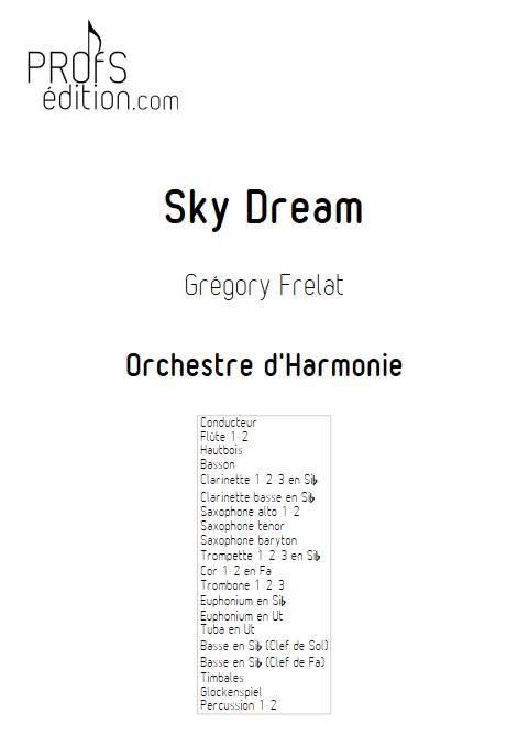 Sky Dream - Orchestre d'Harmonie - FRELAT G. - page de garde