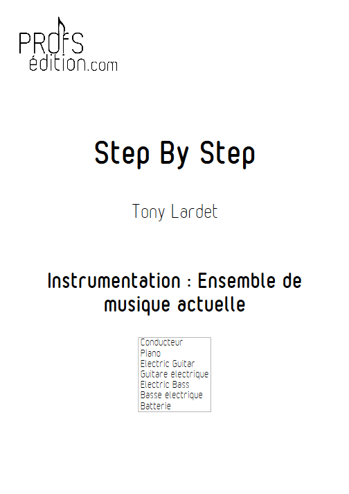 Step By Step - Musique Actuelle - LARDET T. - page de garde