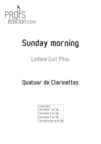 Sunday morning - Quatuor de Clarinettes - CURT PITOU  L. - page de garde