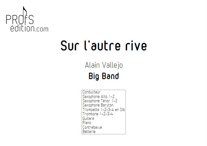 Sur l'autre rive - Big Band - VALLEJO A. - page de garde