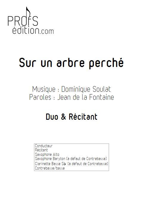 Sur un arbre perché - Duo - SOULAT D. - page de garde