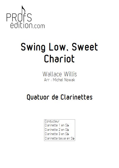 Swing Low Sweet Chariot - Quatuor de Clarinettes - WILLIS W. - page de garde