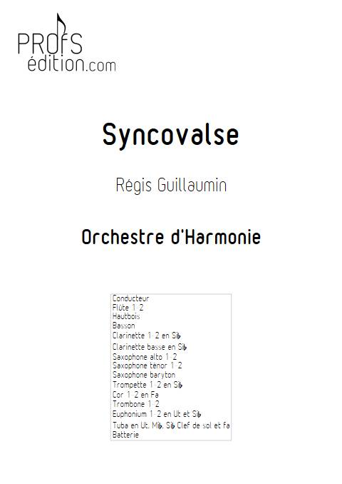 Syncovalse - Orchestre d'harmonie - GUILLAUMIN R. - page de garde