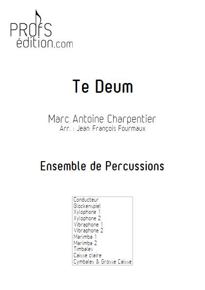 Te Deum - Ensemble de Percussions - CHARMPENTIER M. A. - page de garde
