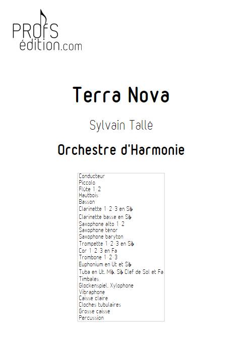 Terra Nova - Orchestre d'harmonie - TALLE S. - page de garde