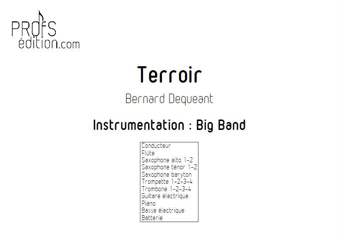 Terroir - Big Band - DEQUEANT B. - page de garde