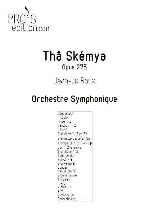 Thâ Skémya - Orchestre Symphonique - ROUX J.J. - page de garde