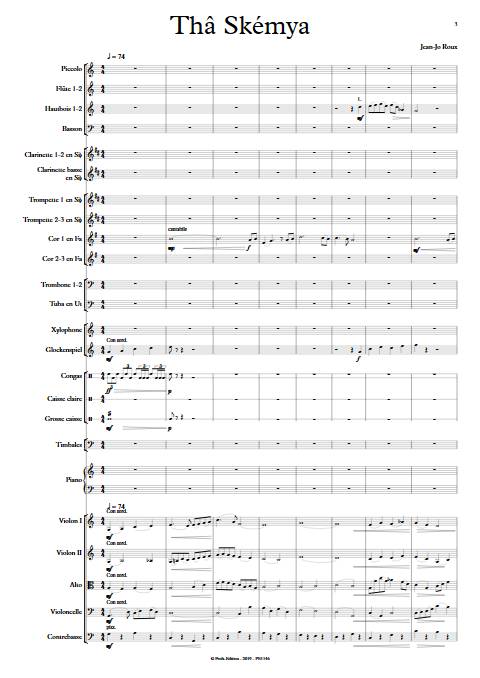 Thâ Skémya - Orchestre Symphonique - ROUX J.J. - app.scorescoreTitle