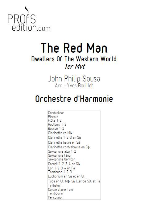 The Red Man - Orchestre d'harmonie - SOUSA J. P. - Partition