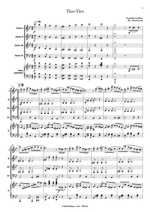 Tico-Tico - Ensemble Variable - De ABREU Z. - Partition