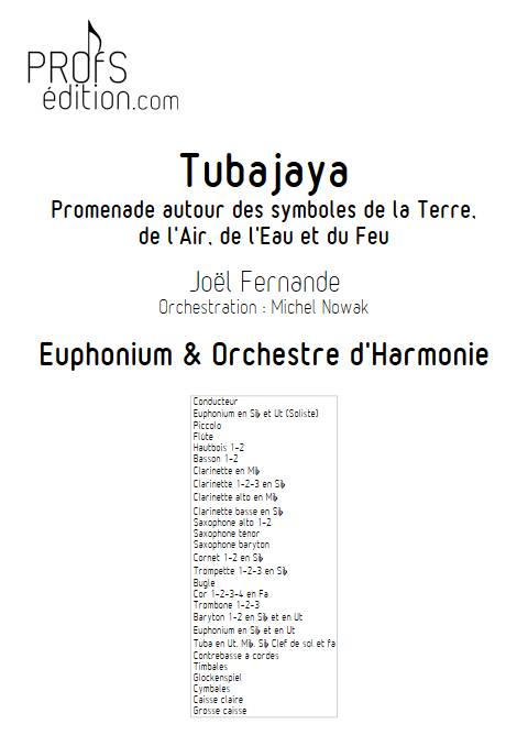 Tubajaya - Orchestre d'harmonie - FERNANDE J. - page de garde