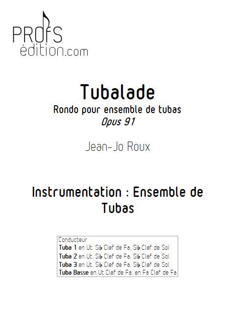 Tubalade - Quatuor de Tubas - ROUX J. J. - page de garde