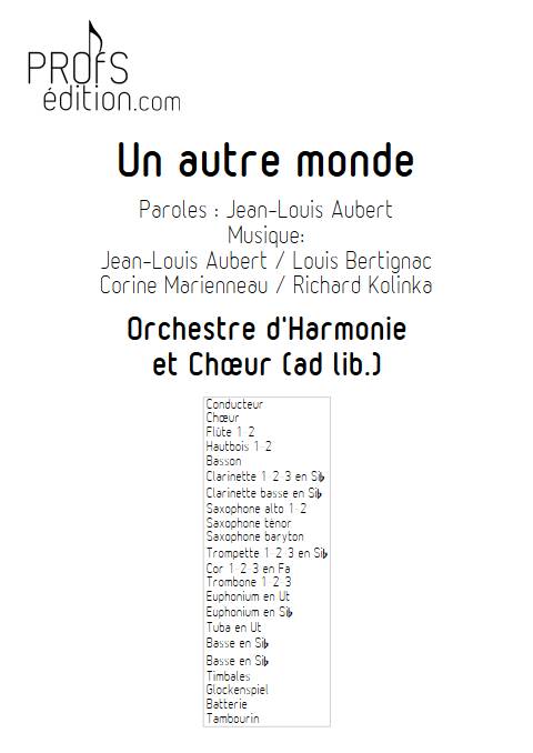 Un autre monde - Orchestre d'Harmonie - TELEPHONE - page de garde