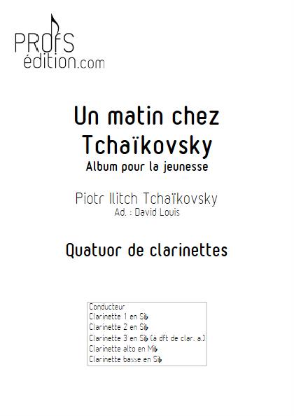 Un matin chez Tchaïkovsky - page de garde