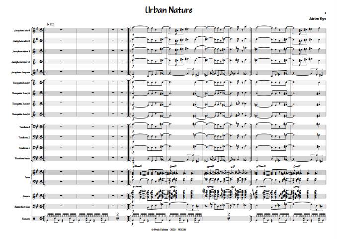 Urban Nature - Big Band - VEYS A. - app.scorescoreTitle