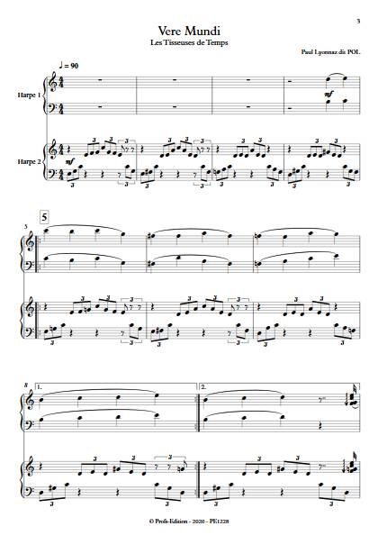 Vere Mundi - Duo de Harpes - LYONNAZ P. - app.scorescoreTitle