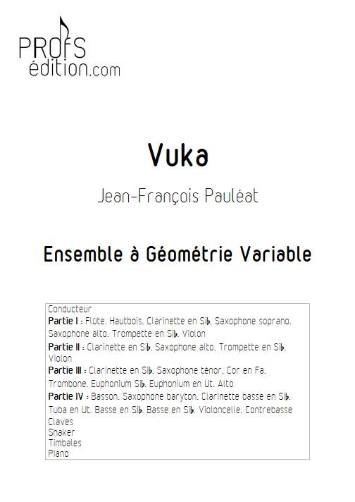 Vuka - Ensemble Variable - PAULEAT J. F. - page de garde