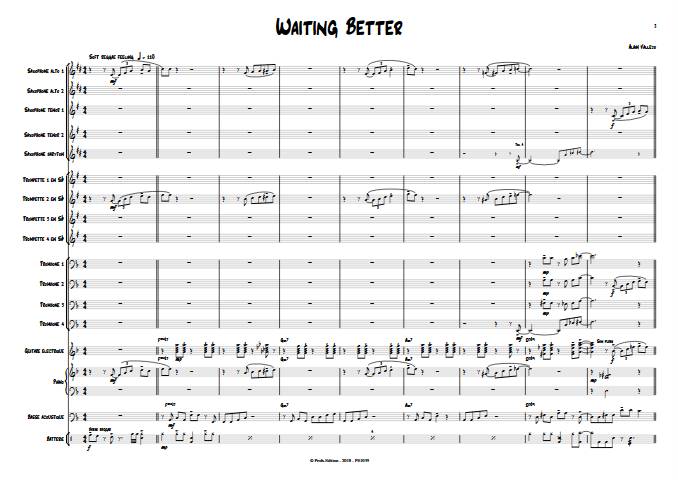 Waiting better - Big Band - VALLEJO A. - app.scorescoreTitle