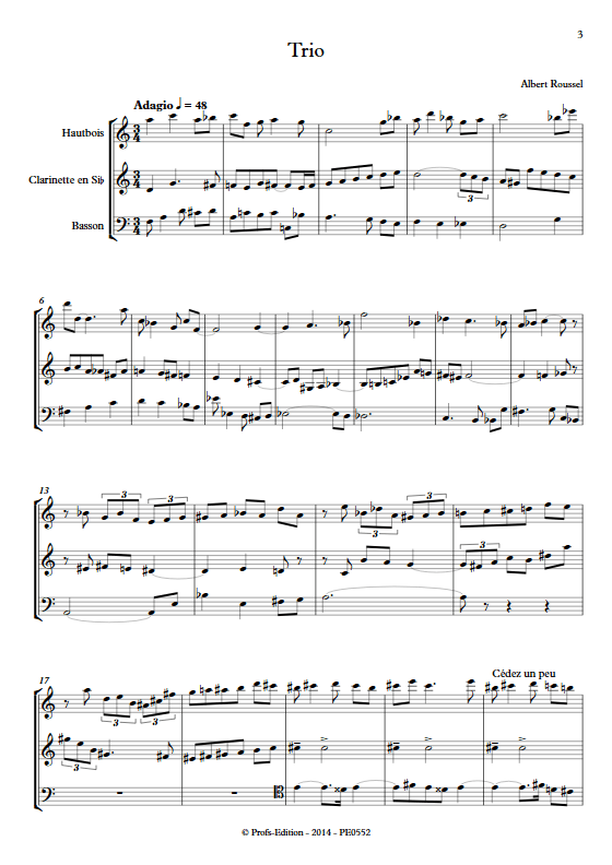 Trio - Trio d'anches - ROUSSEL A. - app.scorescoreTitle
