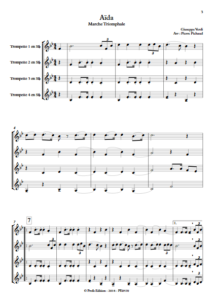Aïda - Quatuor de Trompettes - VERDI G. - app.scorescoreTitle