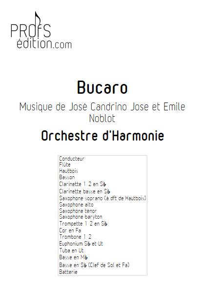 Bucaro - Orchestre d'Harmonie - NOBLOT E. - page de garde