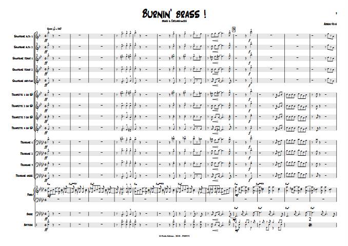 Burnin'Brass - Brass & Circumstances - Big Band - VEYS A. - Partition