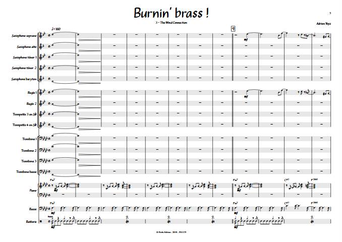 Burnin'Brass - The Wind Connection - Big Band - VEYS A. - Partition