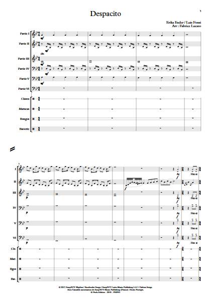 Despacito - Ensemble Variable - FONSI L. - Partition