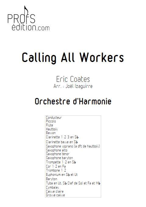 Calling all workers - Orchestre d'Harmonie - COATES E. - page de garde